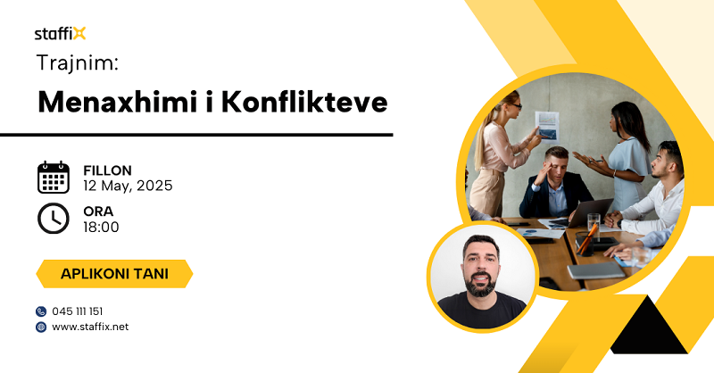 Ftesë për Trajnim: Menaxhimi i Konflikteve